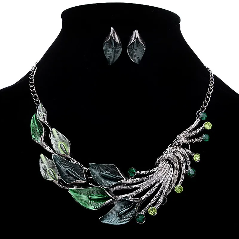 Women's Geometric Metal Tassel Jewelry Set