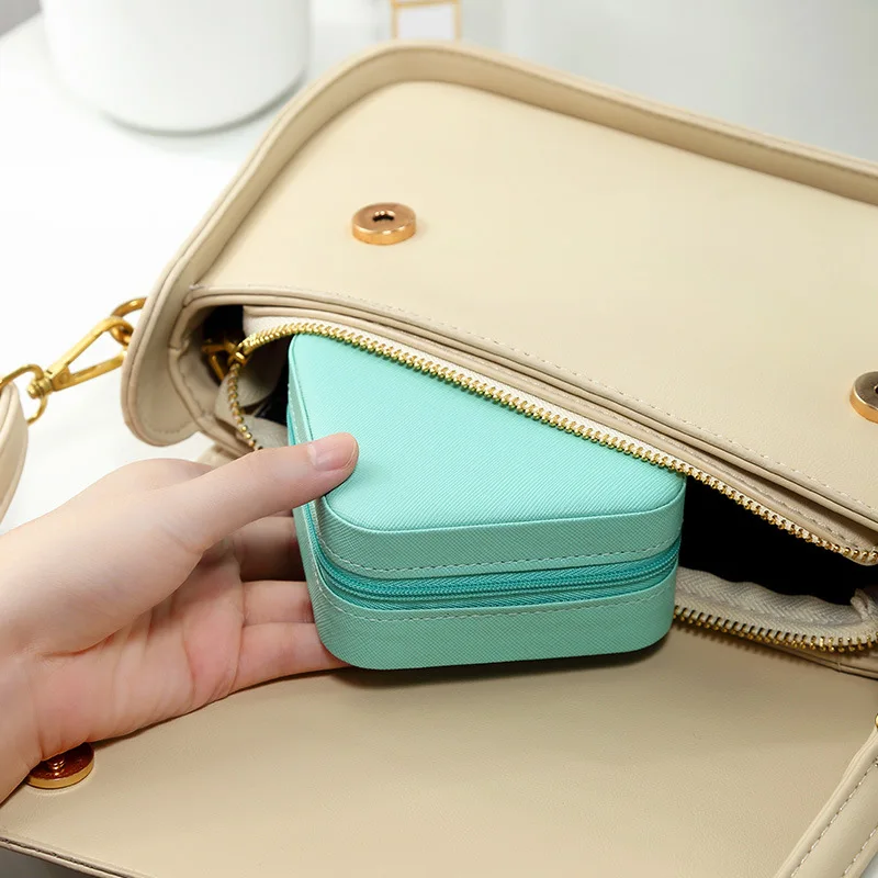 Compact Portable Jewelry Organizer Box