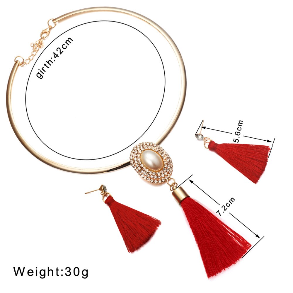 Women's Boho Style Tassel Jewelry Set